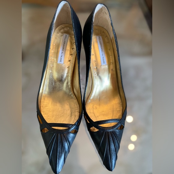 Pollignanno Al Mare Genuine Italian Leather Pumps - Picture 1 of 7